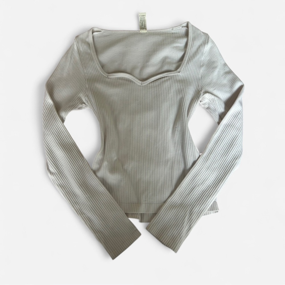 Yogalicious White Long Sleeve Top